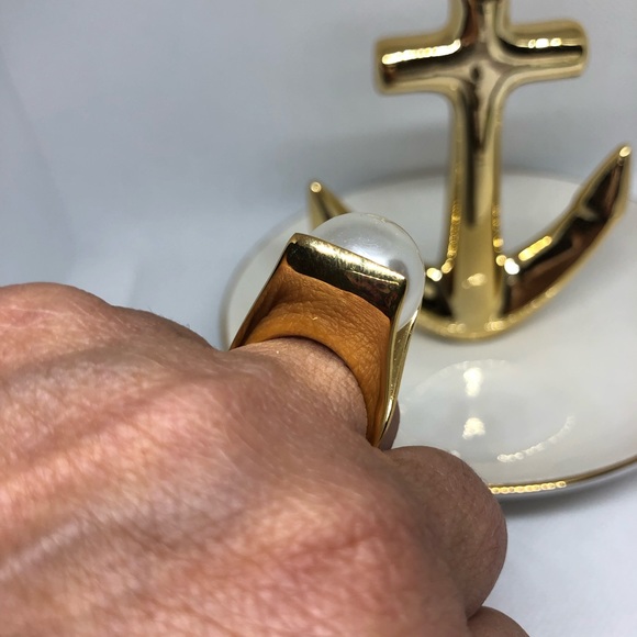 New Arrival!! Statement Maker Pearl Ring- Big and Bold - SZ 6 - Picture 7 of 9